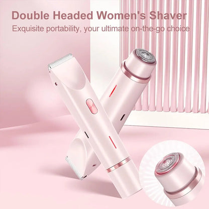 Revolutionary Electric Bikini Trimmer for Women - Rechargeable 2-in-1 Hair Shaver & Razor for Effortless Body and Facial Grooming, Perfect Valentine's Day Gift!